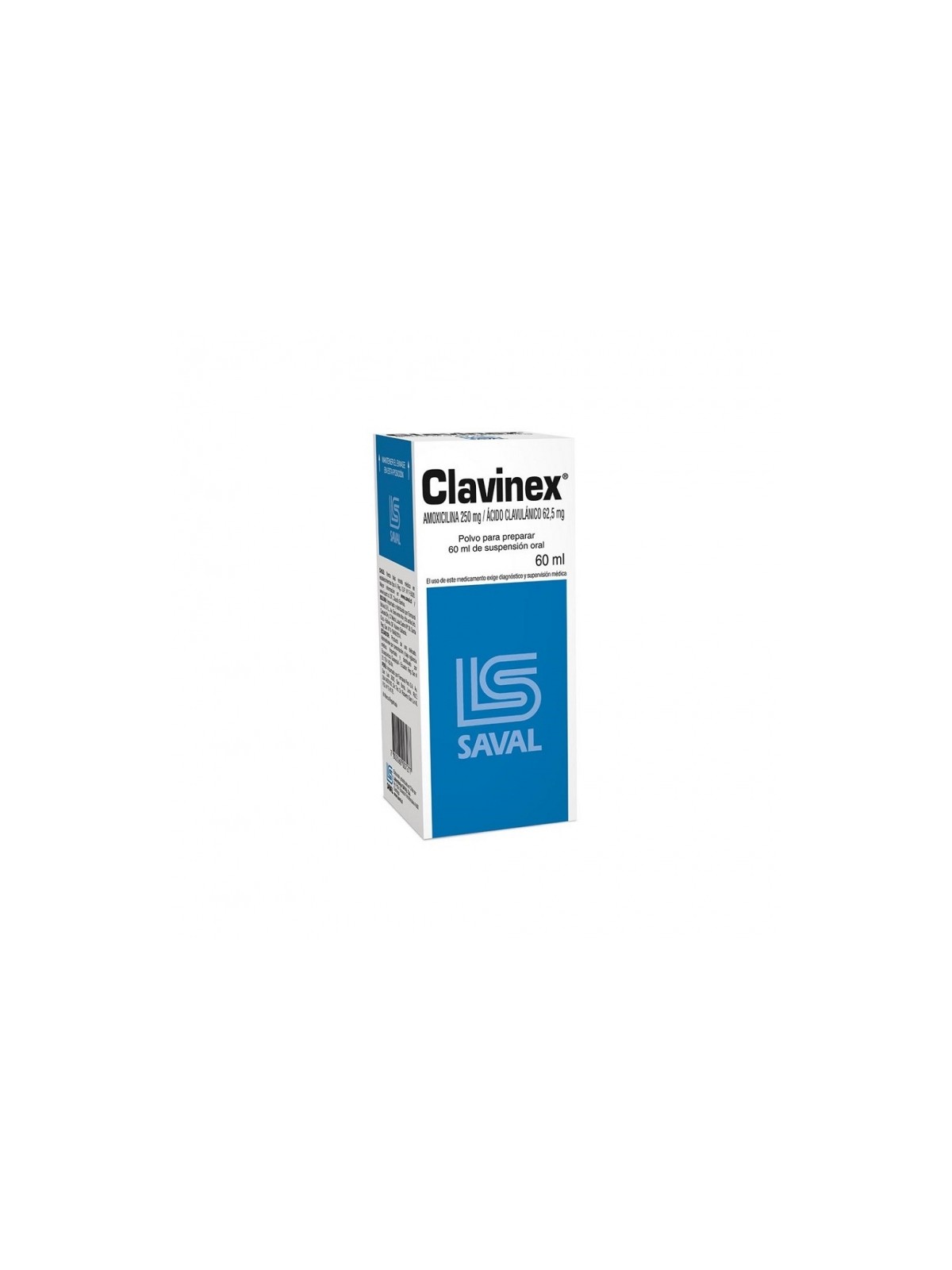 CLAVINEX 250-62,5MG/60 ML SOL ORAL