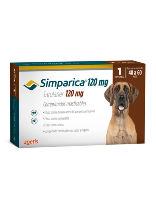 SIMPARICA 120MG PERRO 40-60KG X 1 COMP