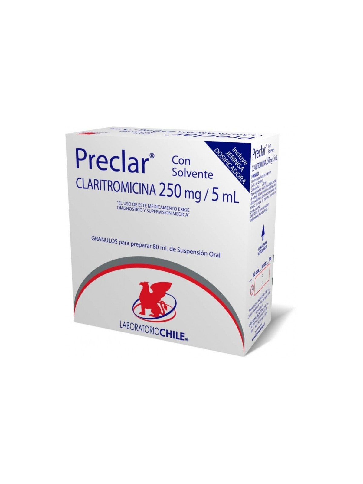 PRECLAR 250mg /5ml S:O  X80 ML