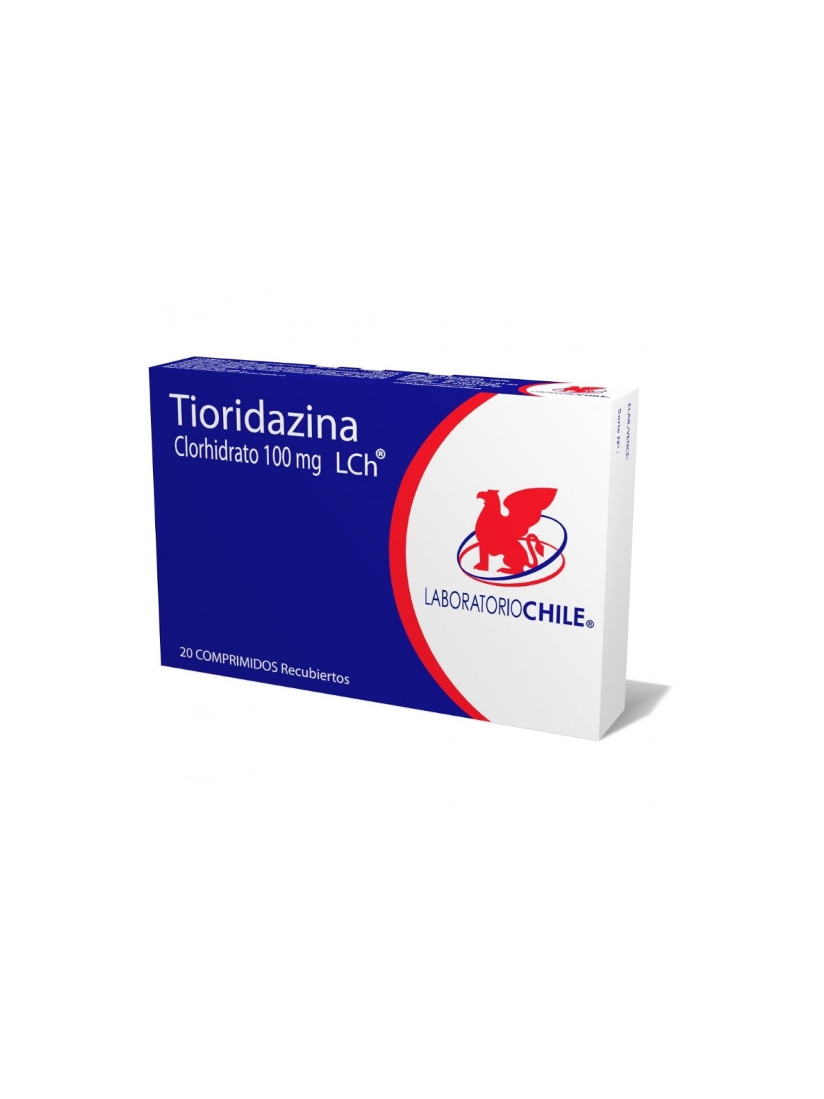 TIORIDAZINA 100mg X20COM.REC.