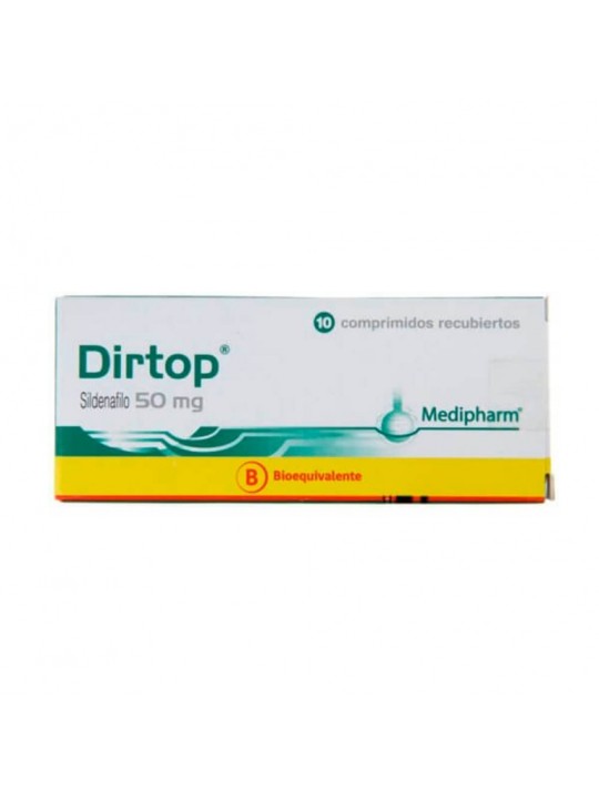 DIRTOP  50mg X10COM.REC.