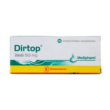 DIRTOP  50mg X10COM.REC.