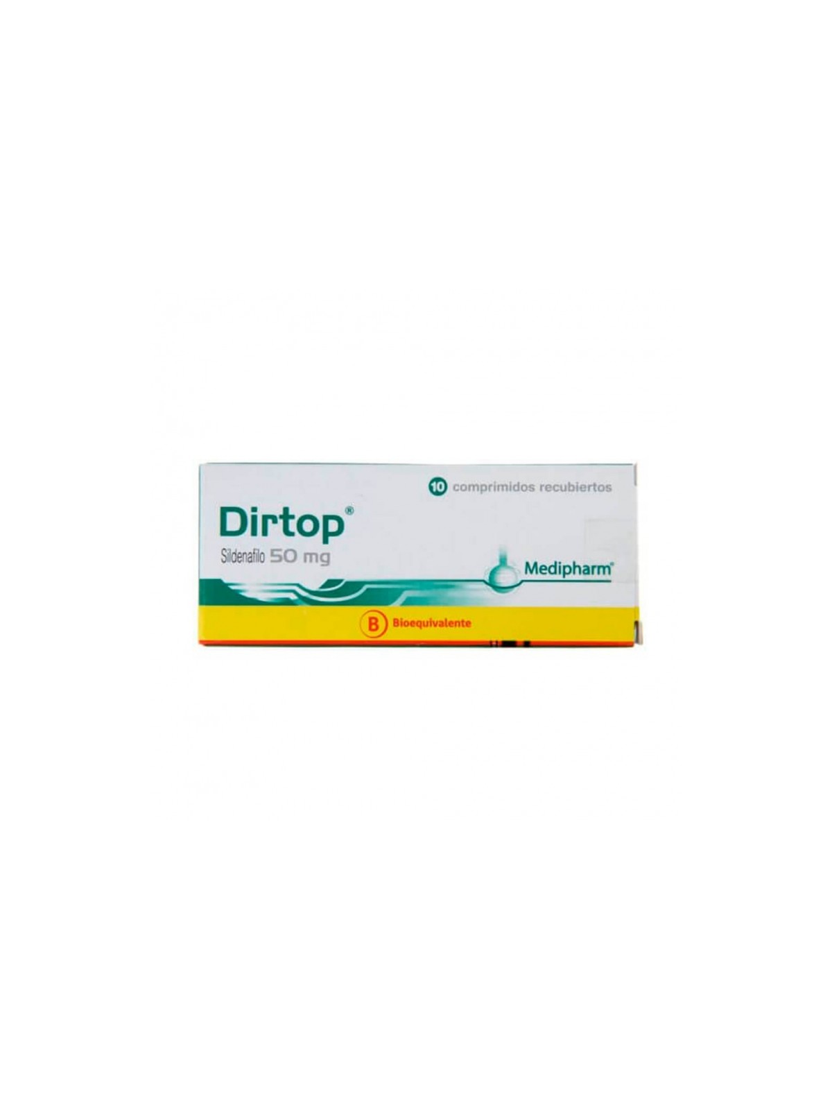 DIRTOP  50mg X10COM.REC.