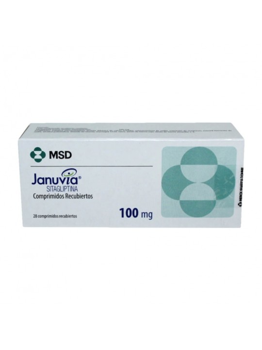 JANUVIA 100 MG X 28 COM REC