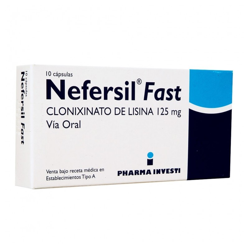 NEFERSIL FAST 125mg X10CAP