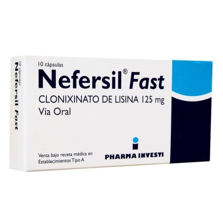 NEFERSIL FAST 125mg X10CAP