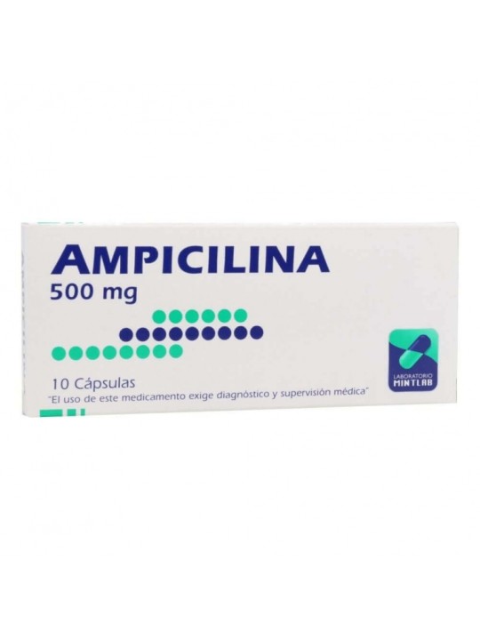 AMPICILINA 500mg X10CAP