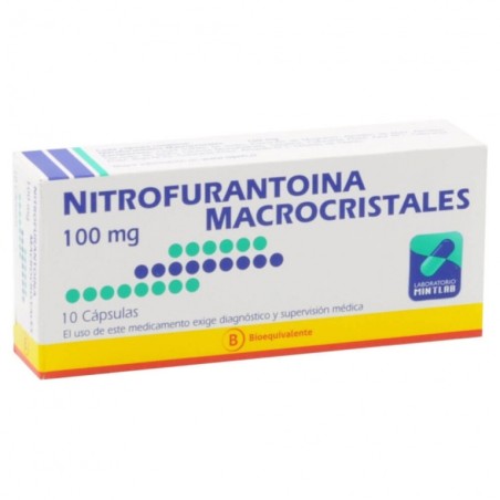 NITROFURANTOINA  100mg X10CAP.