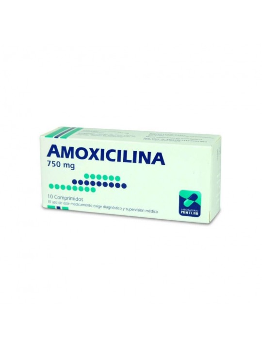 AMOXICILINA 750mg X10COM.