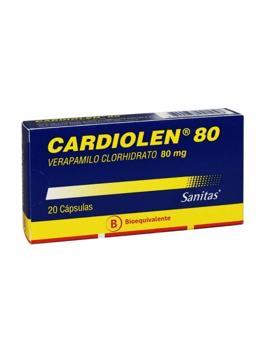 CARDIOLEN 80mg X 20 CAP