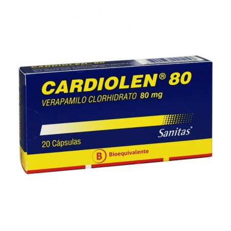 CARDIOLEN 80mg X 20 CAP