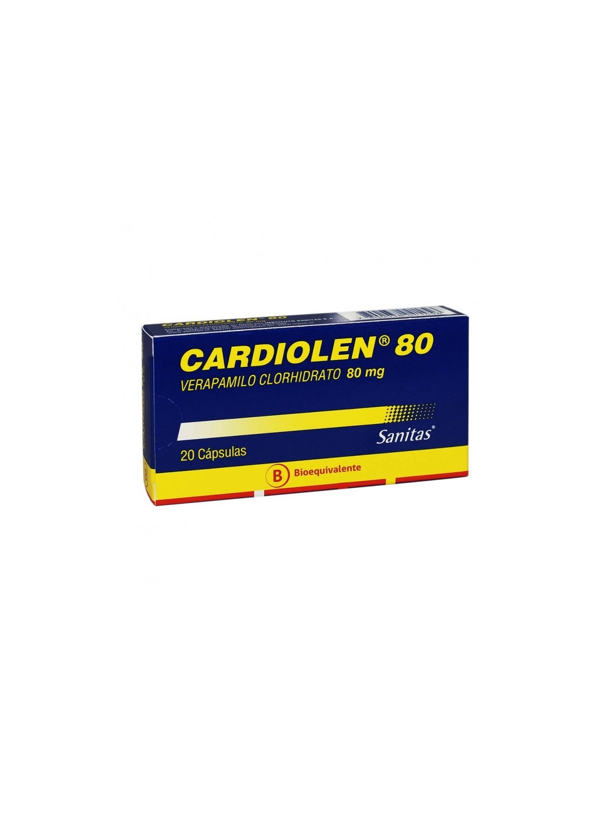 CARDIOLEN 80mg X 20 CAP