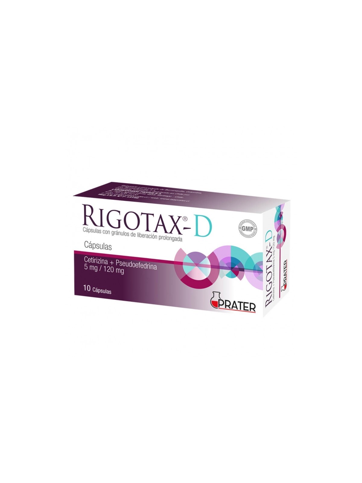 RIGOTAX-D 5mg/120mg X 10CAP