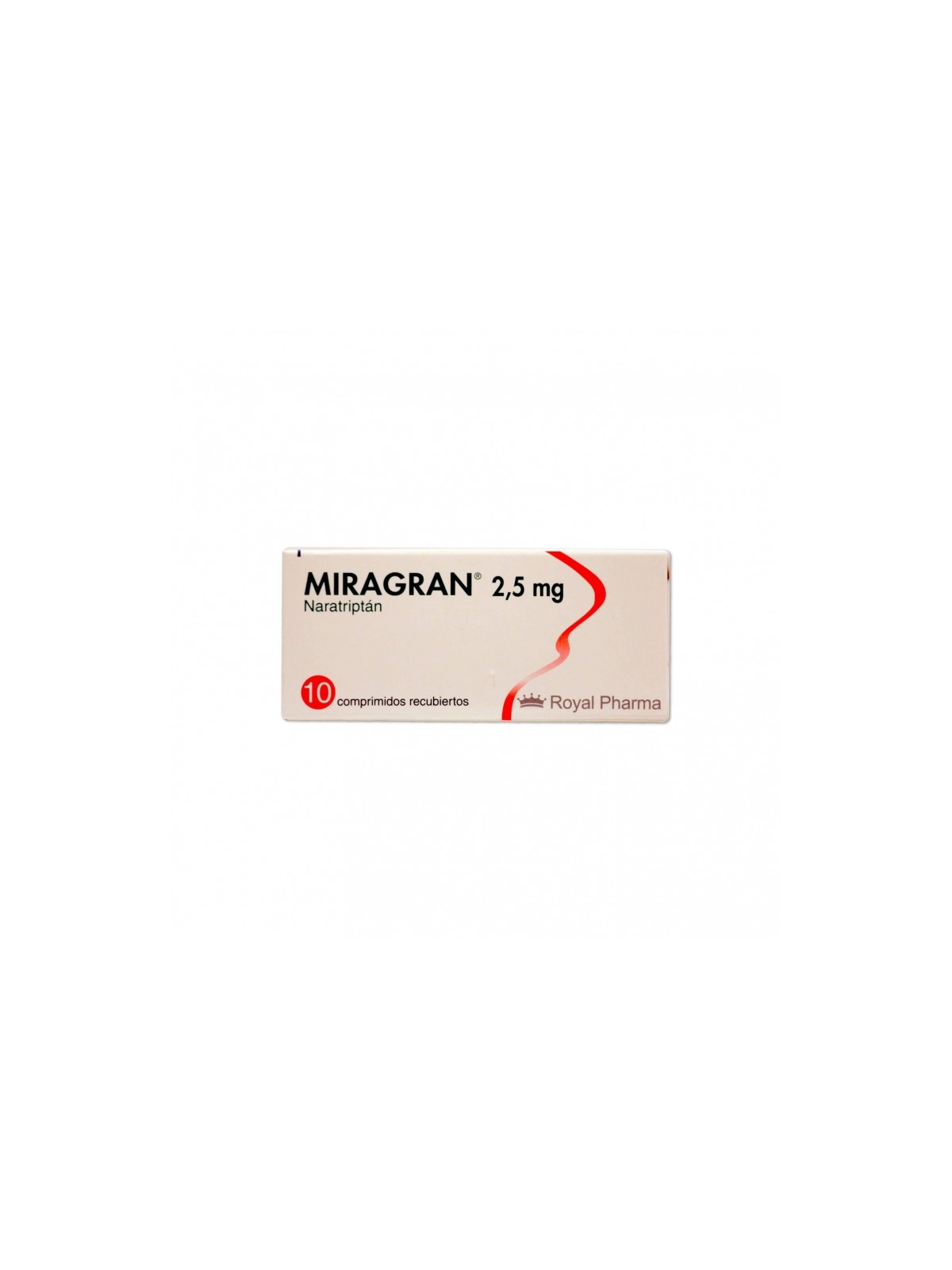 MIRAGRAN  2.5mg X10COM.