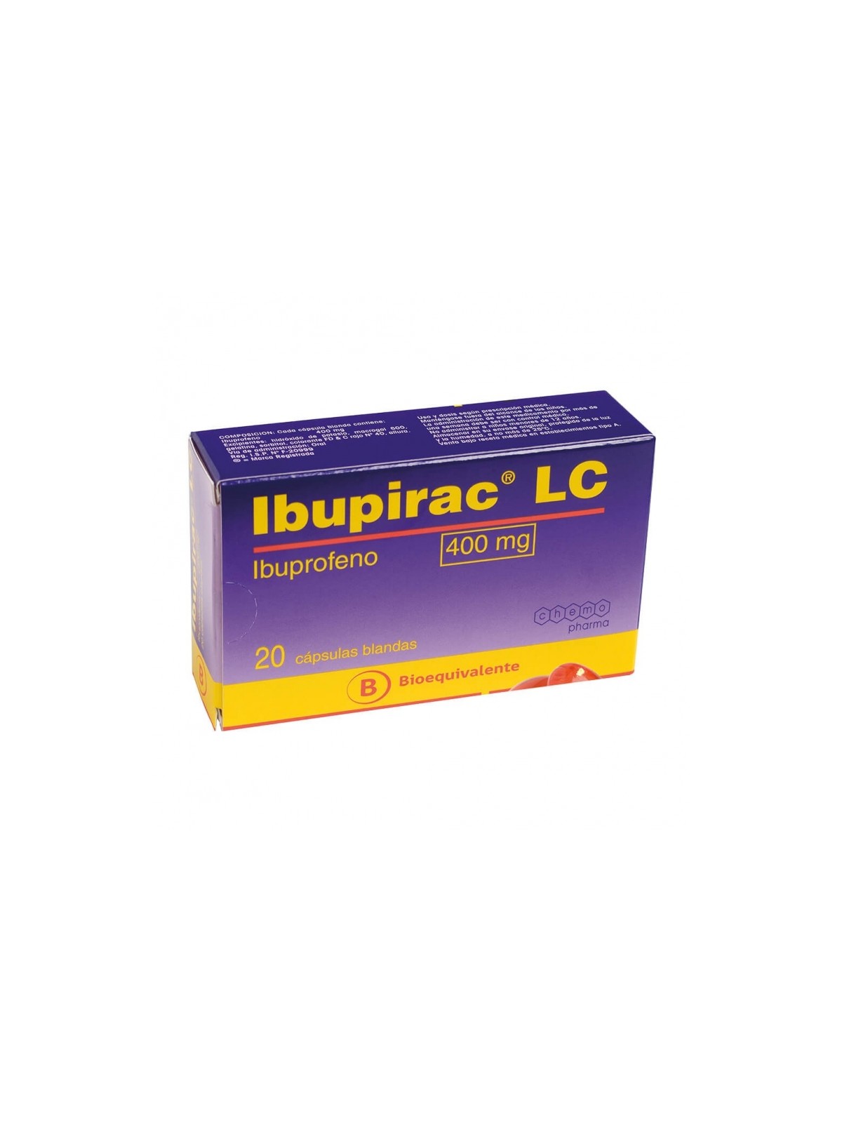 IBUPIRAC LC  400mg X20CAP.