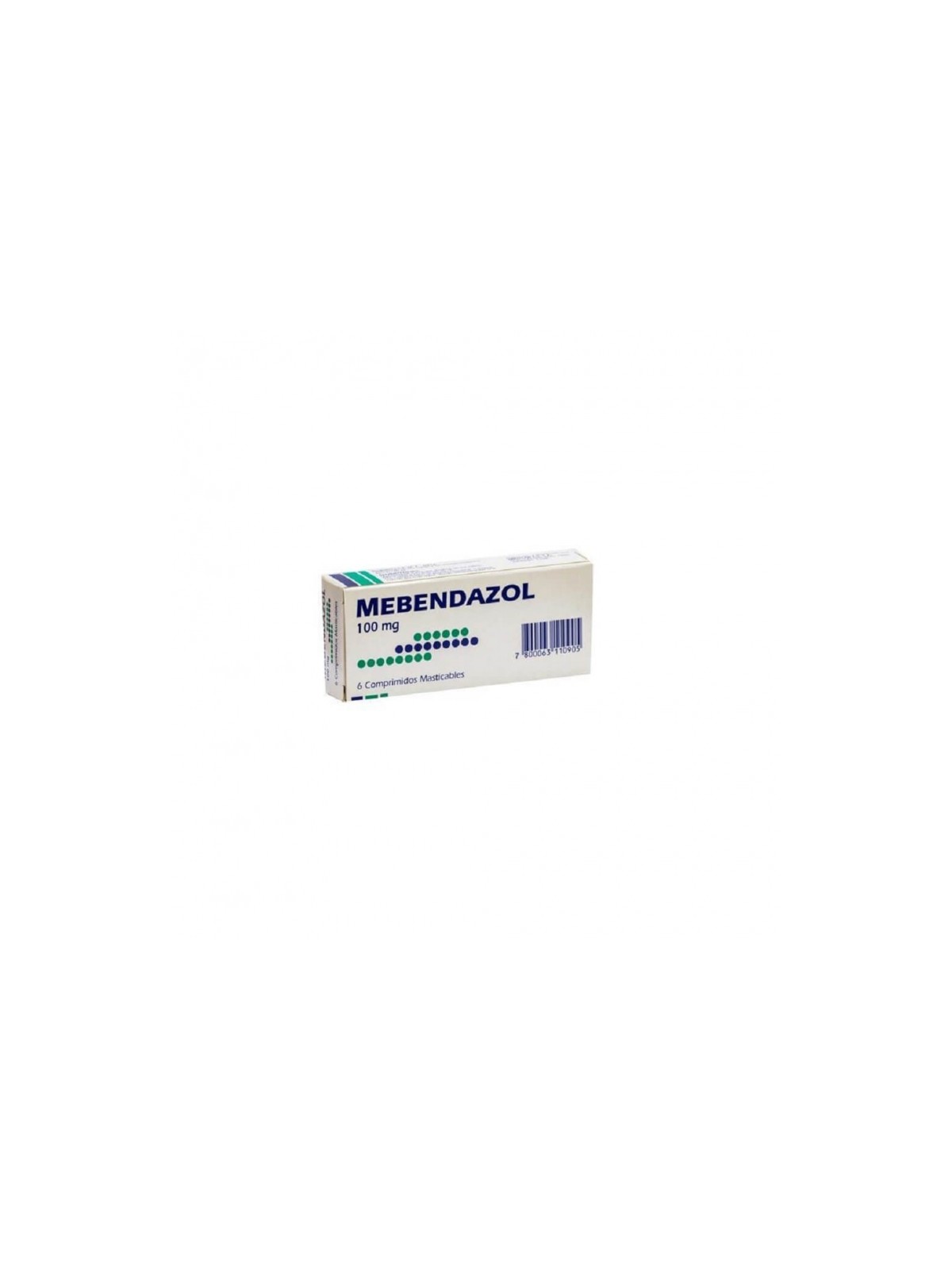 MEBENDAZOL 100mg X6COM.