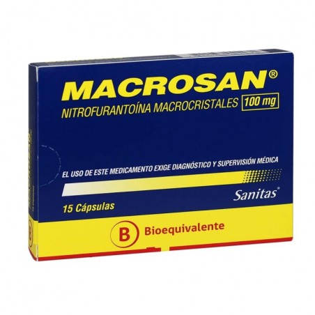 MACROSAN CAP 100 MG X 15 CAPSULAS