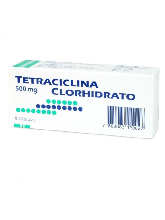 TETRACICLINA 500mg X8CAP.