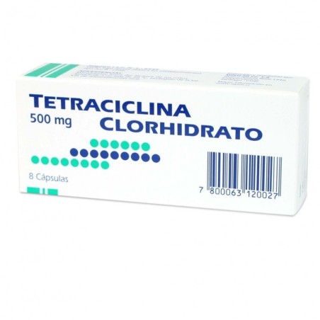 TETRACICLINA 500mg X8CAP.