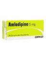 AMLODIPINO 5mg X30COM.