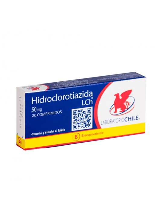 HIDROCLOROTIAZIDA  50mg X20COM.