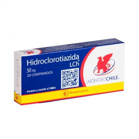 HIDROCLOROTIAZIDA  50mg X20COM.