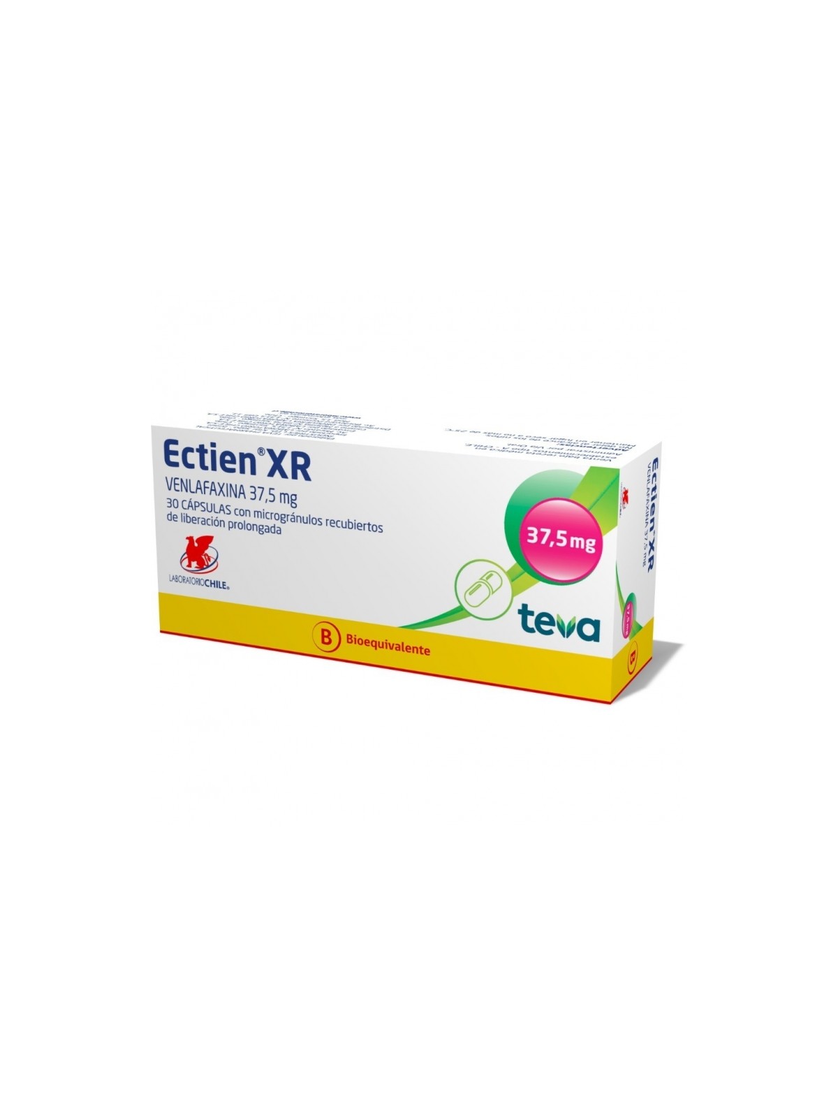 ECTIEN XR 37,5 mg X 30 CAP