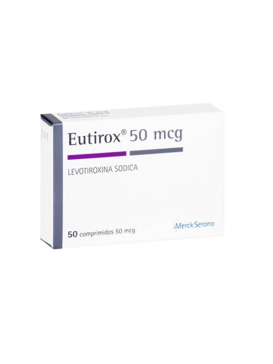 EUTIROX (R) 50mcg X50COM.