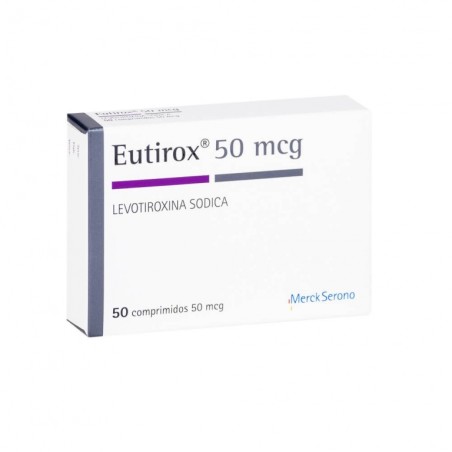 EUTIROX (R) 50mcg X50COM.