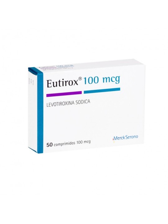 EUTIROX (R) 100mcg X50COM.