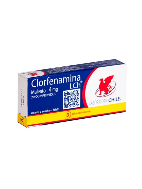 CLORFENAMINA  4mg X20COM.