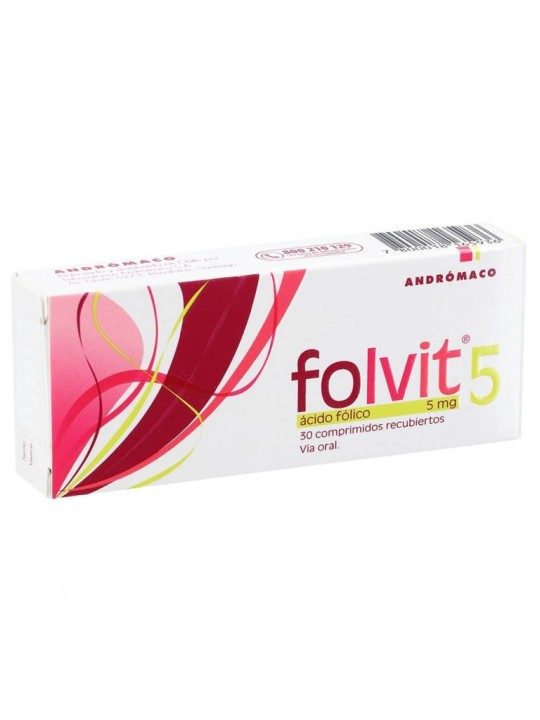 FOLVIT 5 COM.5MG.30