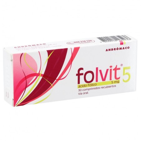 FOLVIT 5 COM.5MG.30