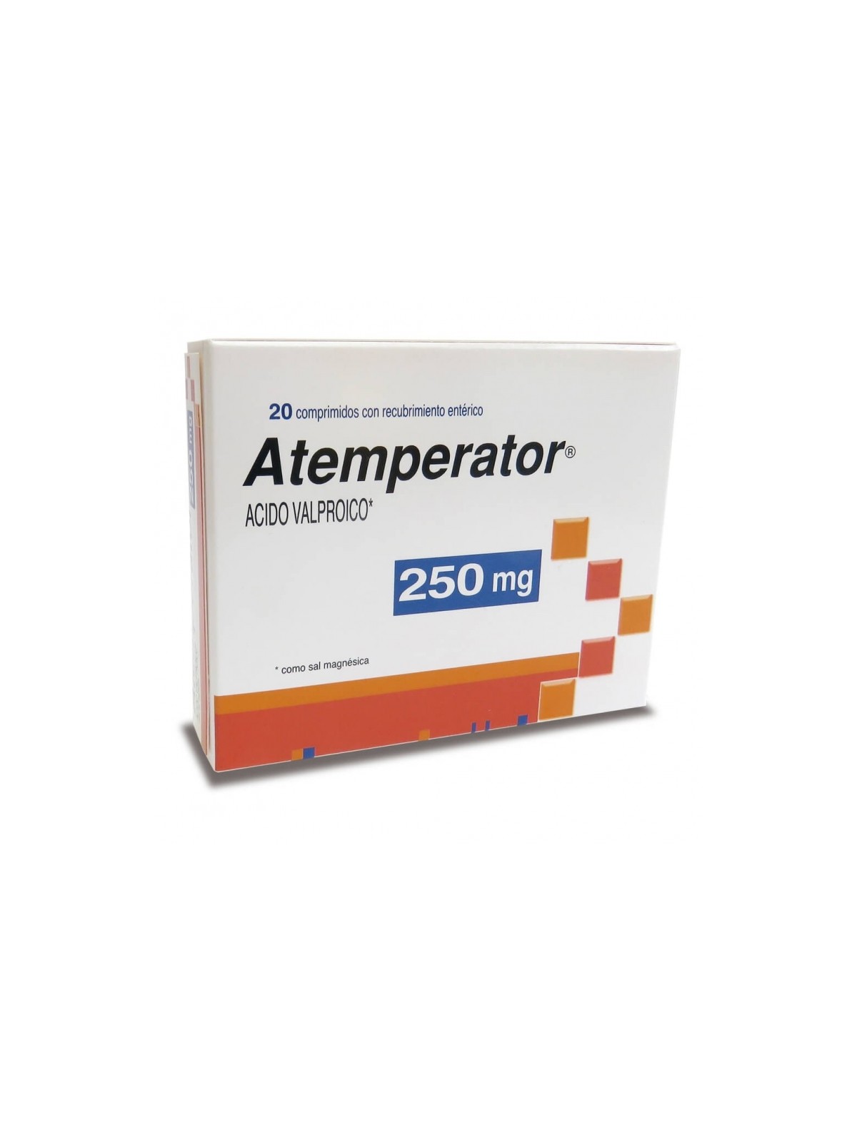 ATEMPERATOR COM.250MG.20