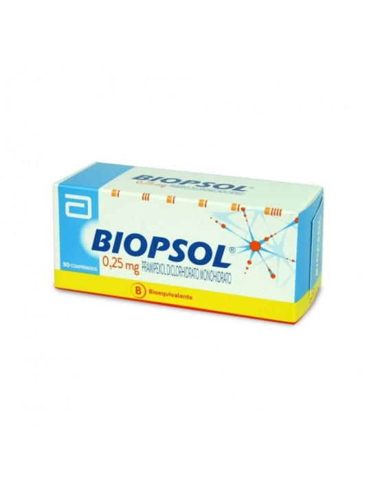 BIOPSOL COM.0,25MG.30