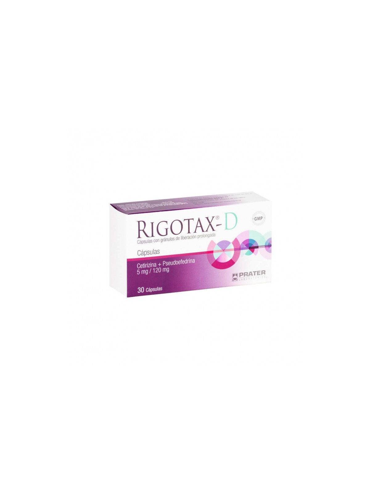 RIGOTAX-D 5mg/120mg X 30CAP