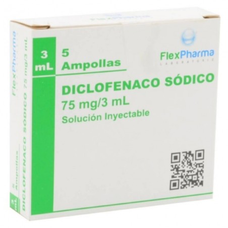 DICLOFENACO 75mg X5AMP.