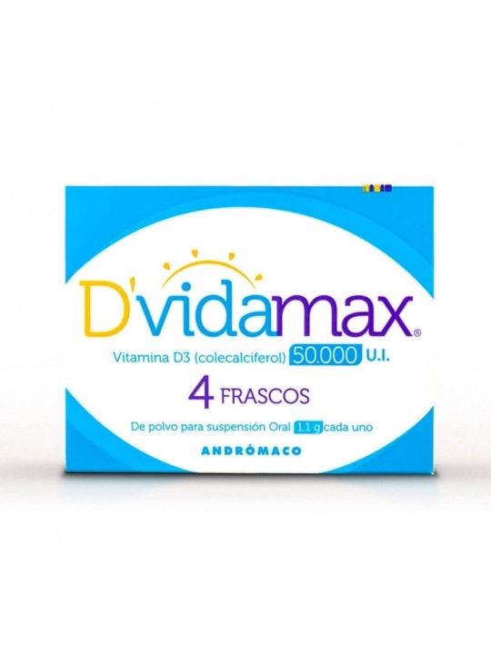 DVIDAMAX POLVO SUSP ORAL X 50.000 UI X 4 FRASCOS