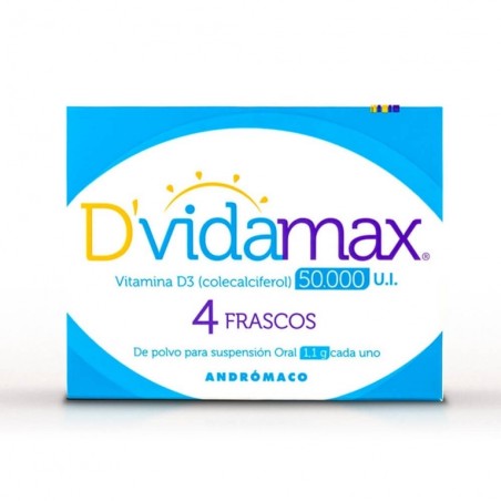 DVIDAMAX POLVO SUSP ORAL X 50.000 UI X 4 FRASCOS