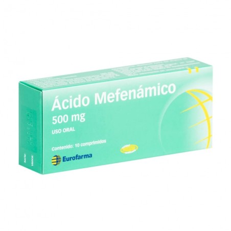 ÁCIDO MEFENÁMICO 500 MG/10 COMP