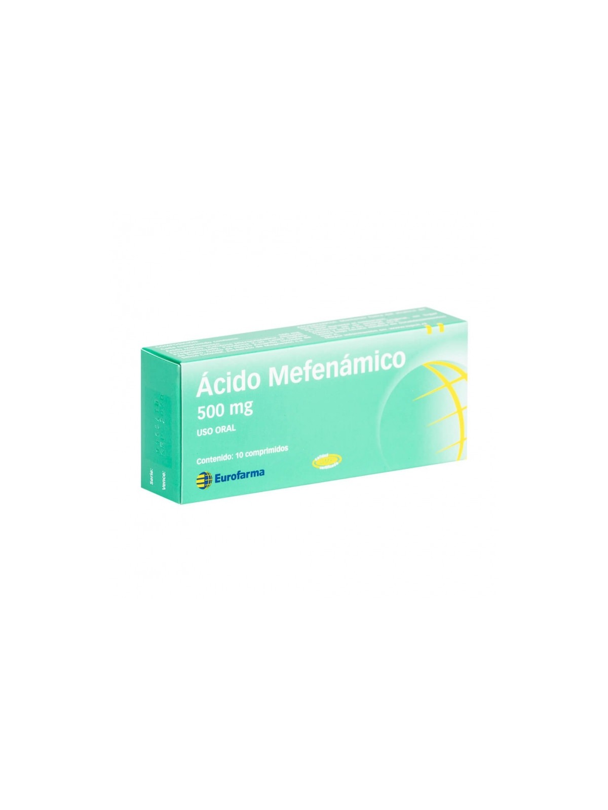 ÁCIDO MEFENÁMICO 500 MG/10 COMP