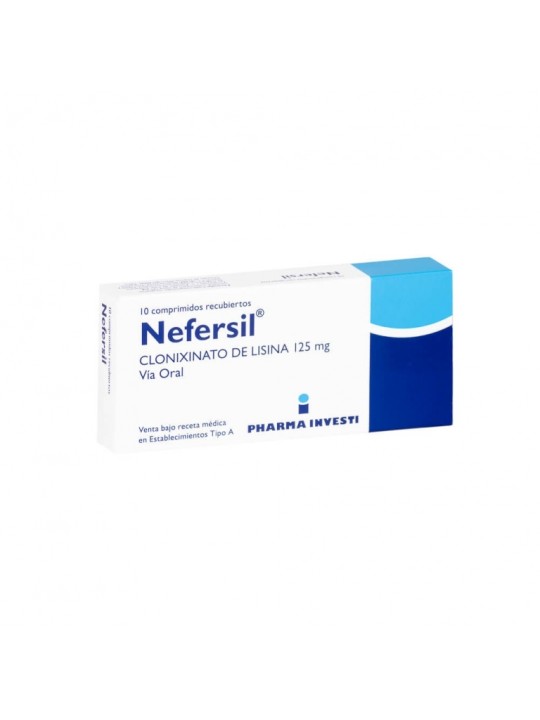 NEFERSIL 125mg X10COM.REC.