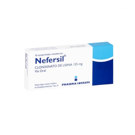 NEFERSIL 125mg X10COM.REC.