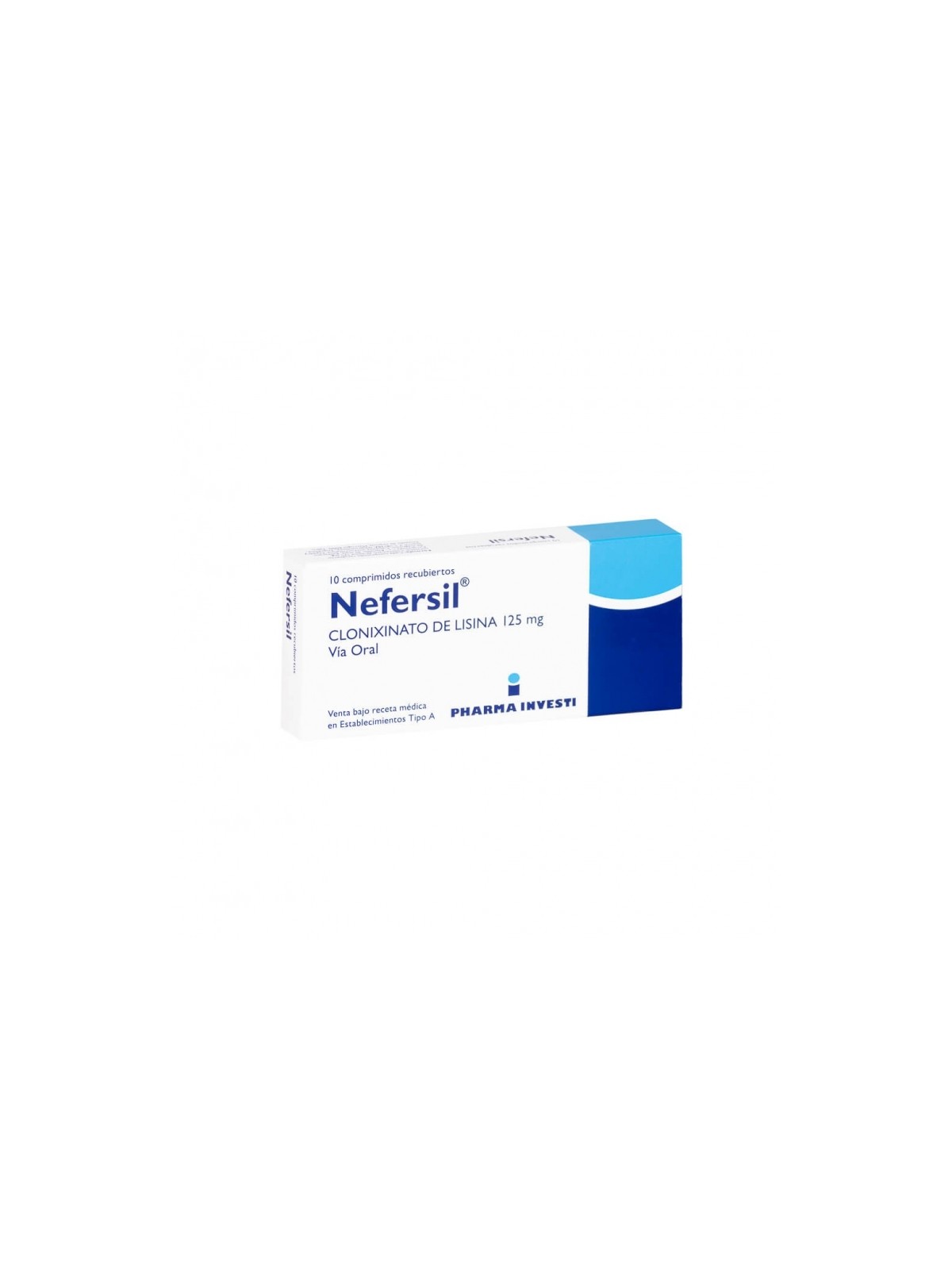 NEFERSIL 125mg X10COM.REC.