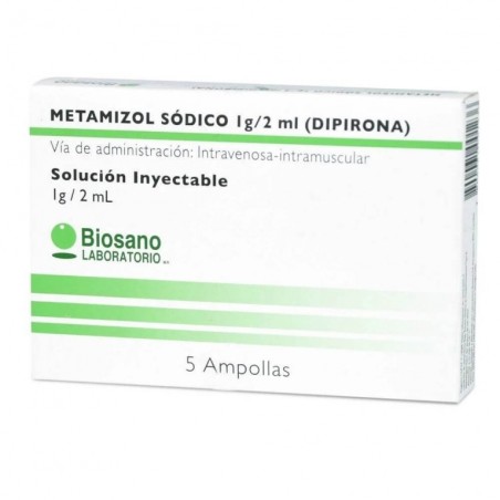 METAMIZOL SODICO 1g/2ml X5AMP