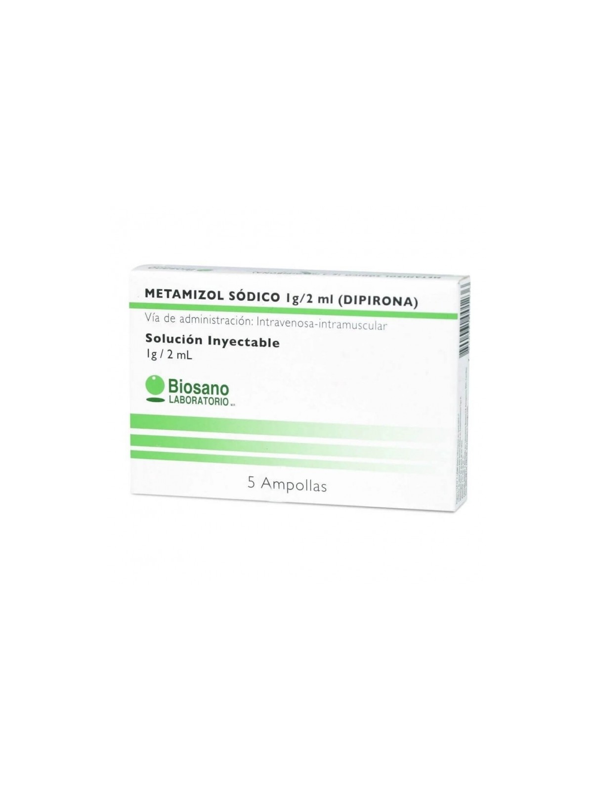 METAMIZOL SODICO 1g/2ml X5AMP