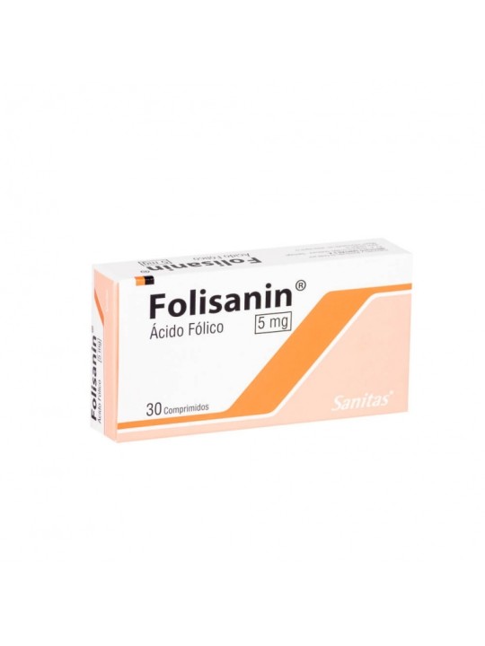 FOLISANIN 5mg X30COM.