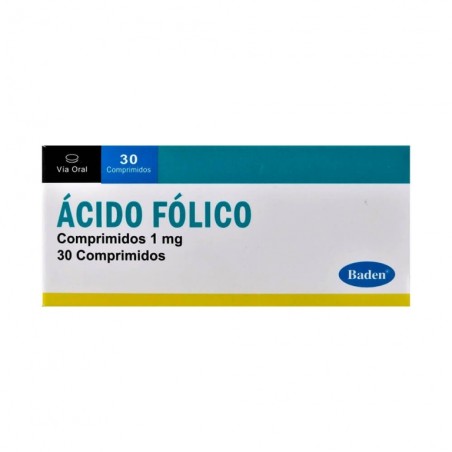 ACIDO FOLICO 1MG X 30 COMP