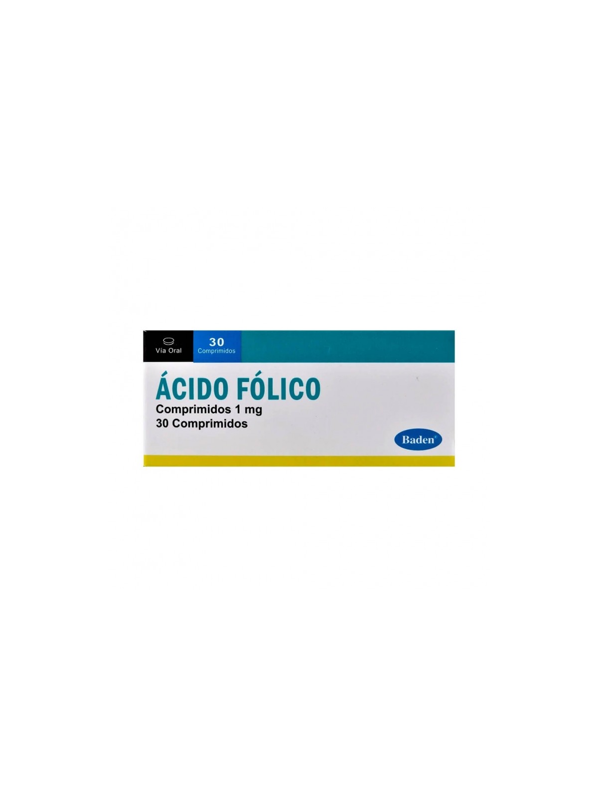 ACIDO FOLICO 1MG X 30 COMP