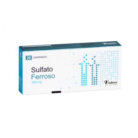 SULFATO FERROSO 200mg X20COM.